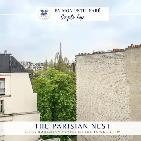 Le Nid Parisien - Chic - Vue Tour Eiffel Apartment *
