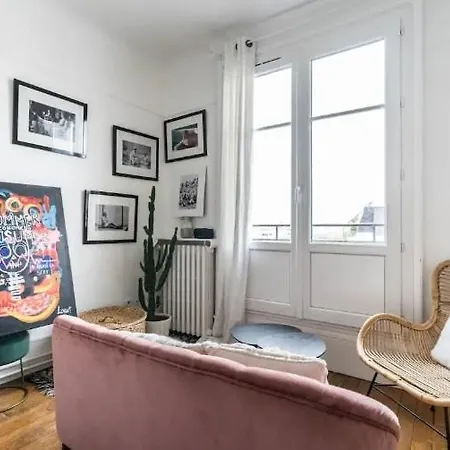 Le Nid Parisien - Chic - Vue Tour Eiffel Apartment