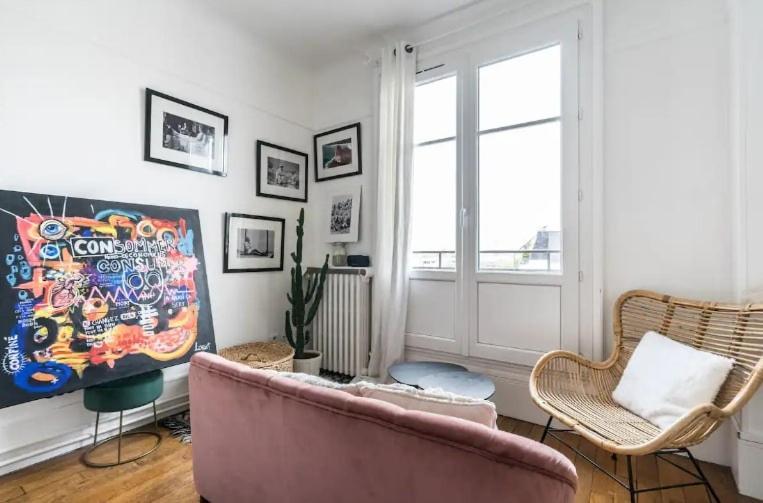Le Nid Parisien - Chic - Vue Tour Eiffel Appartamento